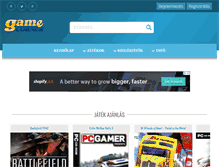 Tablet Screenshot of gamecorner.hu